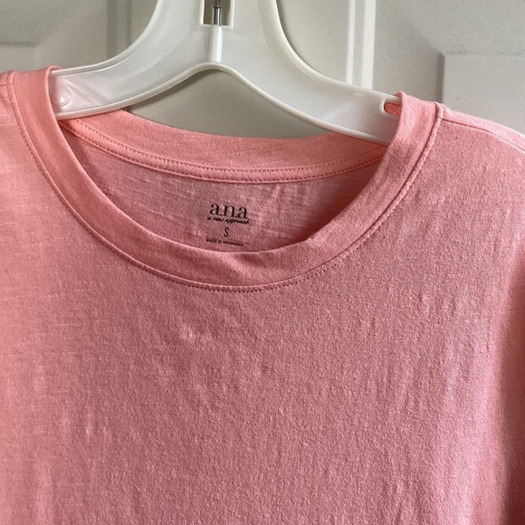 Ana nwt salmon pink short sleeve Tee Size Small - Picture 2 of 7
